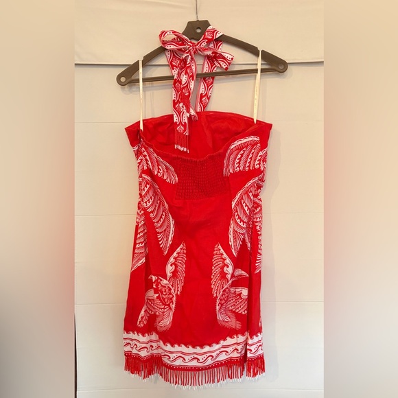 FARM Rio Red Textured Dress - Picture 4 of 7
